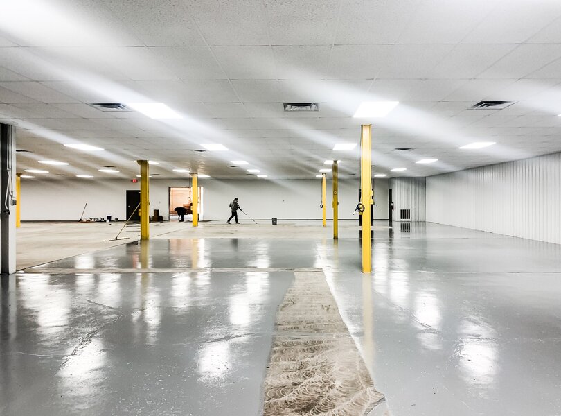 cindustrial garage floor epoxy