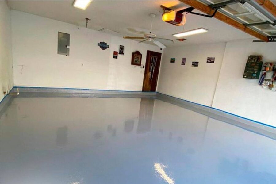garage floor epoxy maintenance