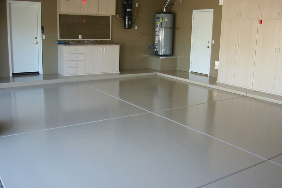 garage concrete epoxy flooring
